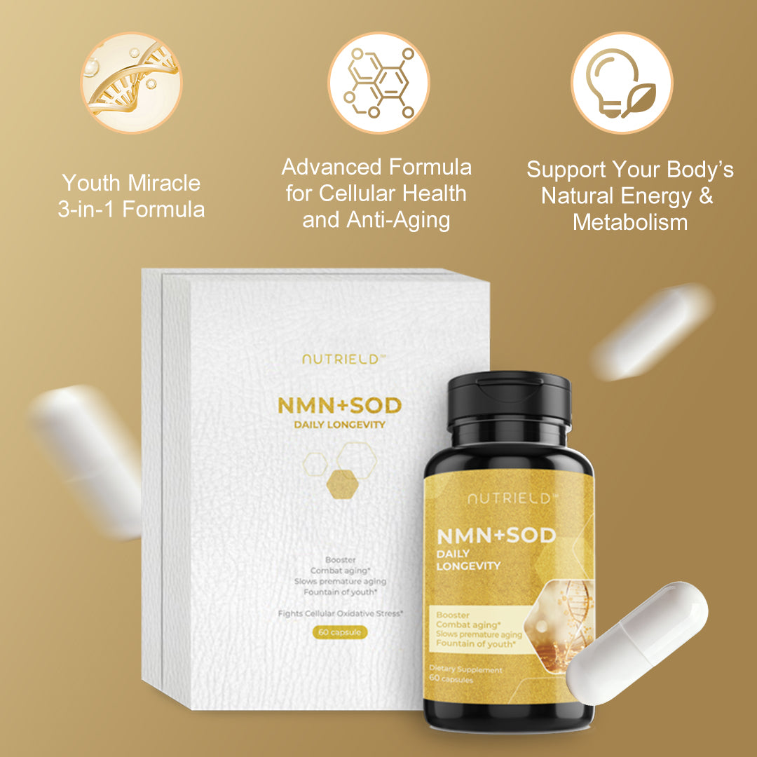NMN+SOD 3-in-1 Natural Longevity Formula