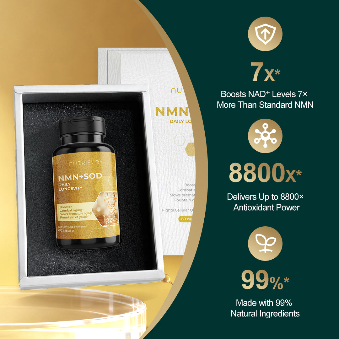 NMN+SOD 3-in-1 Natural Longevity Formula