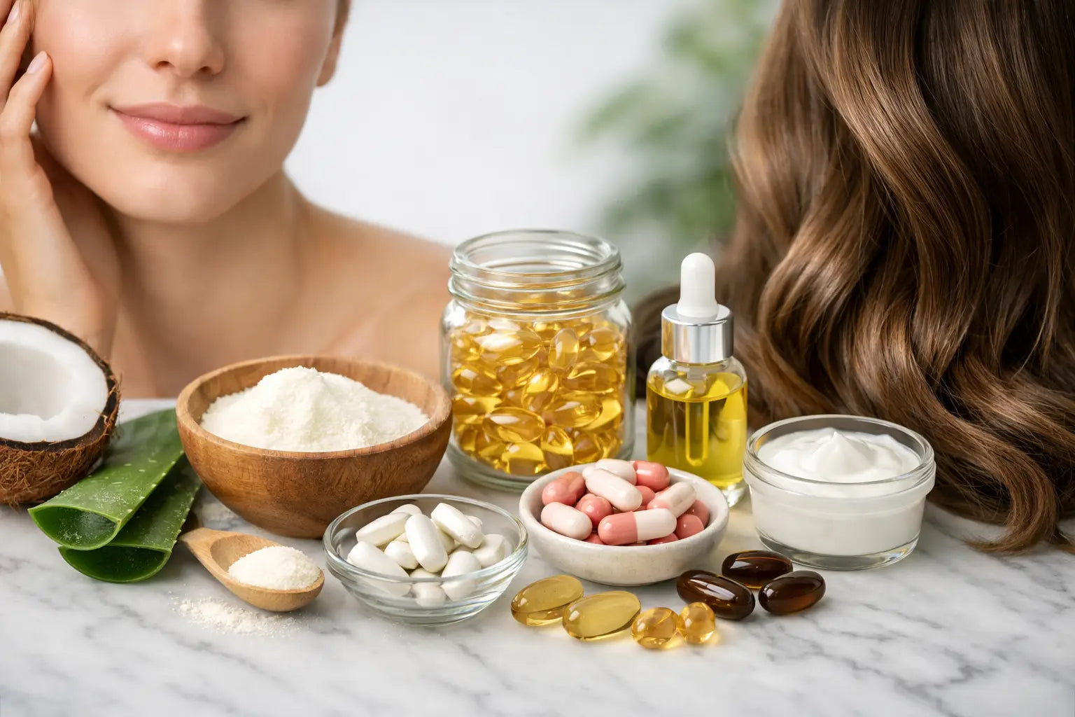Best Supplements for Skin and Hair Support