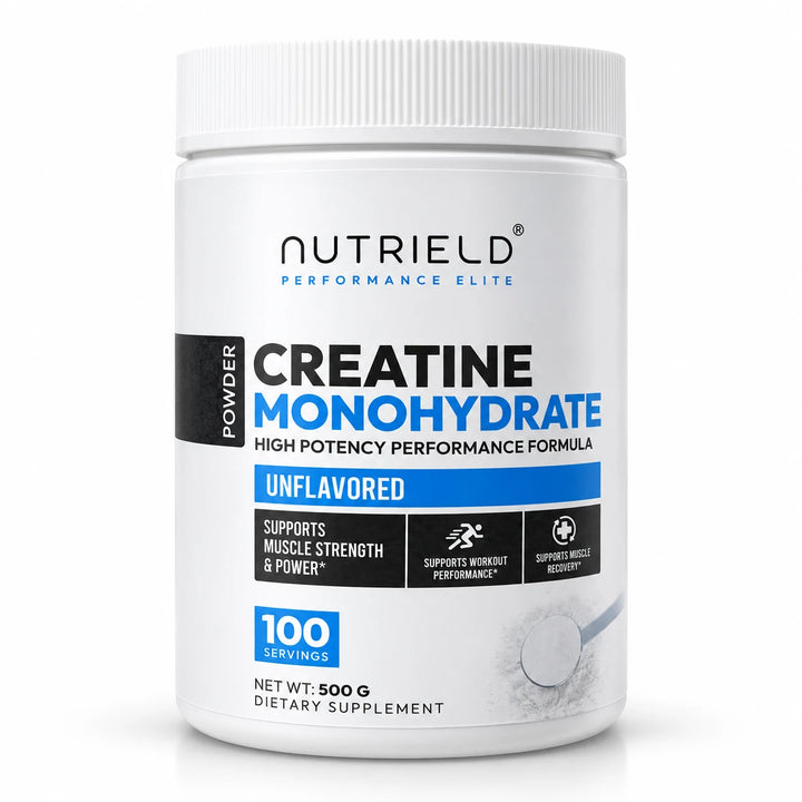 NUTRIELD Creatine Monohydrate Powder – Unflavored, 500g