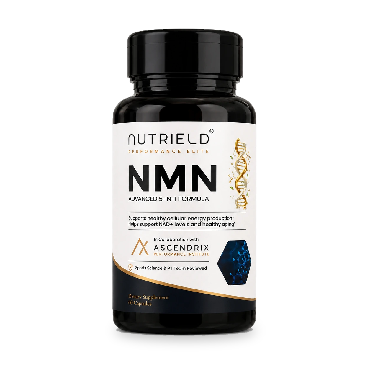 nuTRIELD NMN 5合1細胞活力配方,60粒膠囊